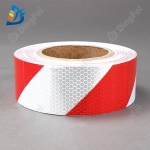 Reflective Tapes - Red White PVC Candy Stripe Reflective Tape